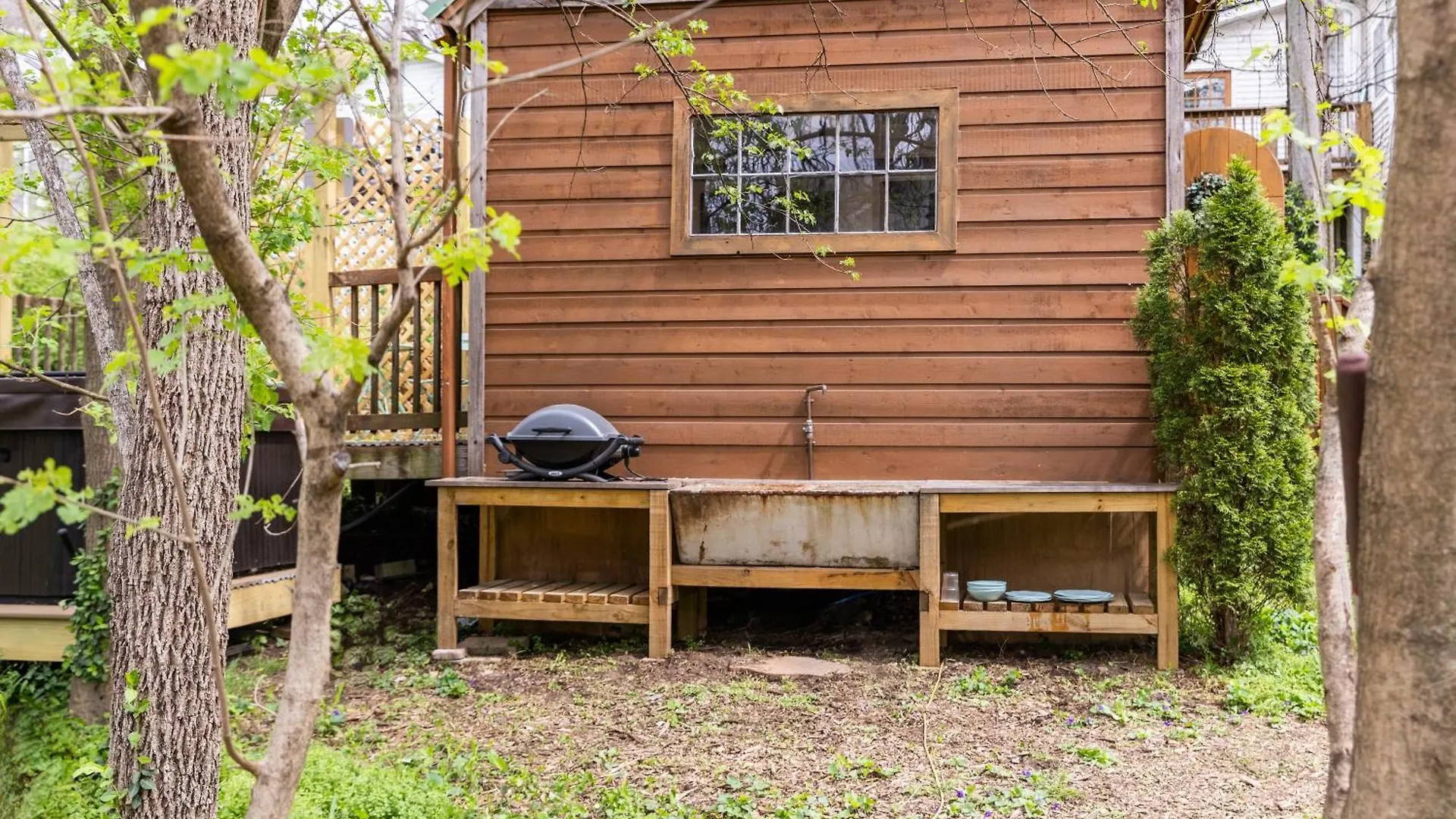 Holiday home Dreamy Tiny House Cottage With Hot Tub And Garden Patio Nashville United States